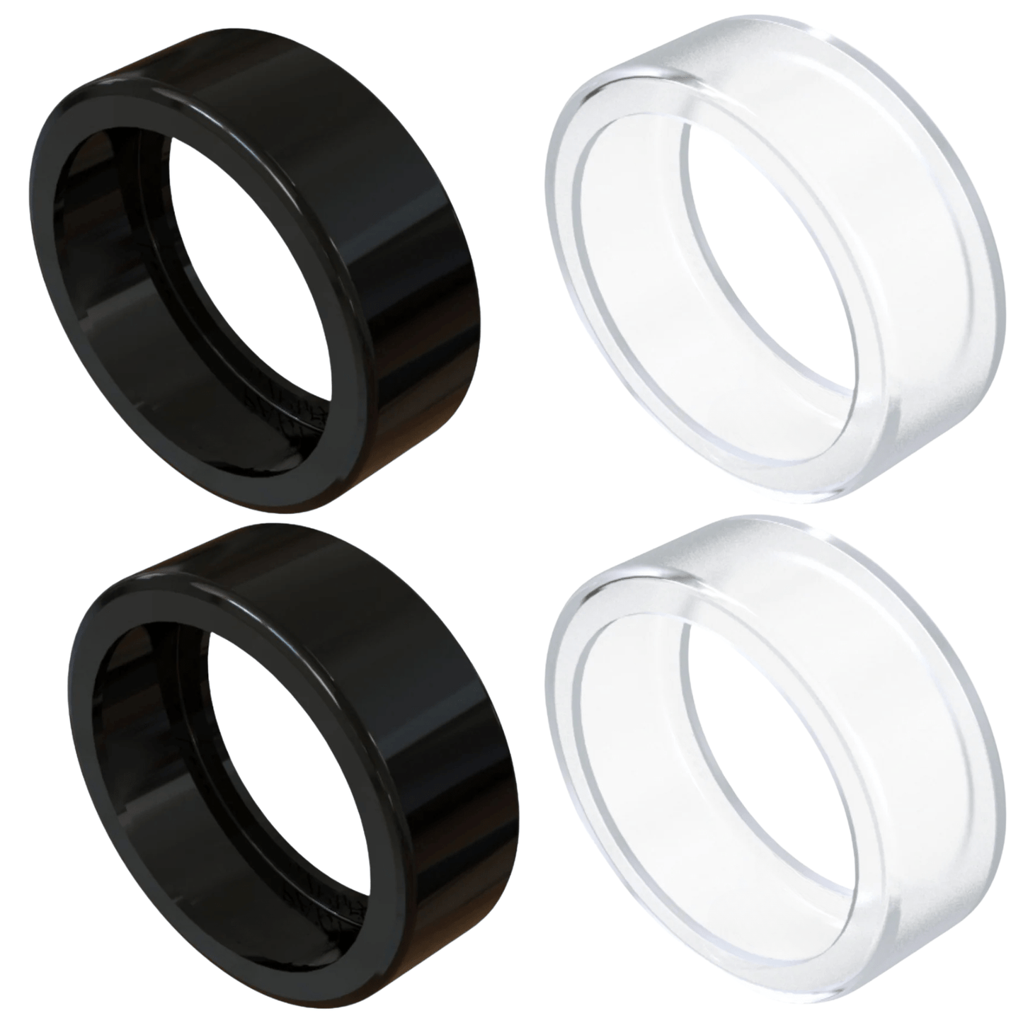Arkos™ Protection Silicone Ring Flex Covers – Sizes 6–13, Multi - Color S Pack - Yviora