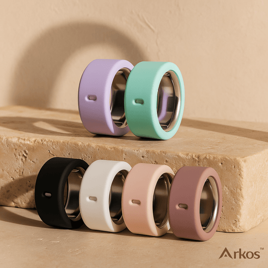 2 - Pack Arkos™ – Smart Ring Protector - Sizes 4–15, Multi - Color - Yviora