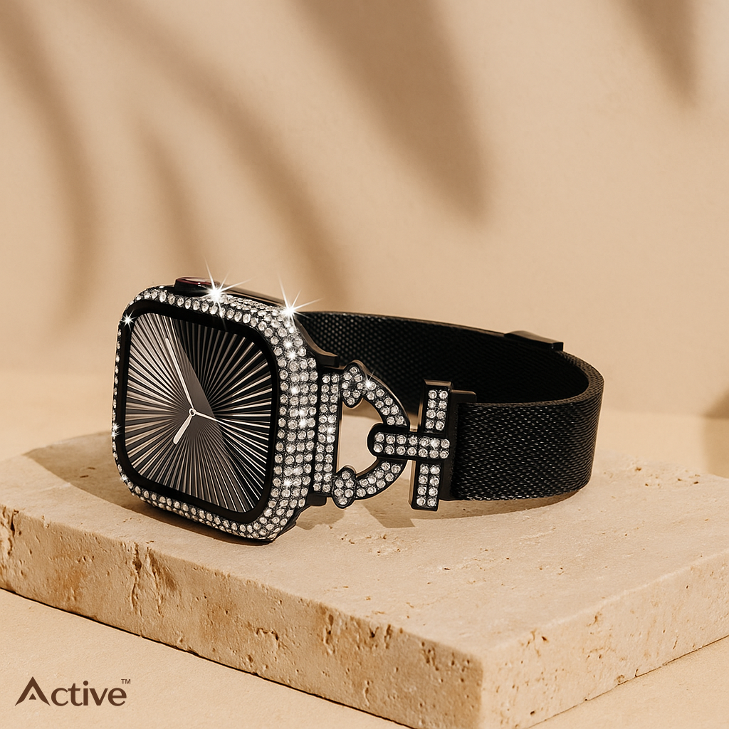 Yviora Active™ – Luxe Sport Band for Apple Watch (38mm, Gold Edition)