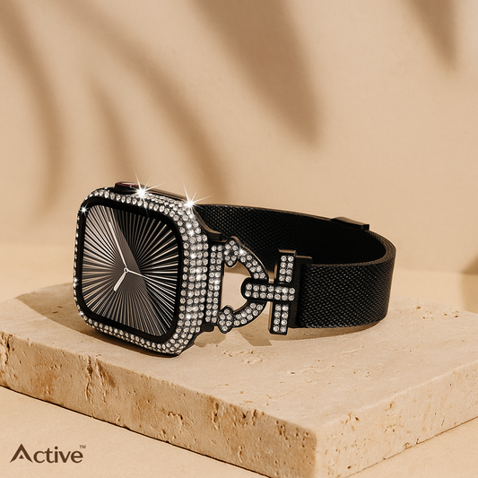 Yviora Active™ – Luxe Sport Band for Apple Watch (38mm, Gold Edition)