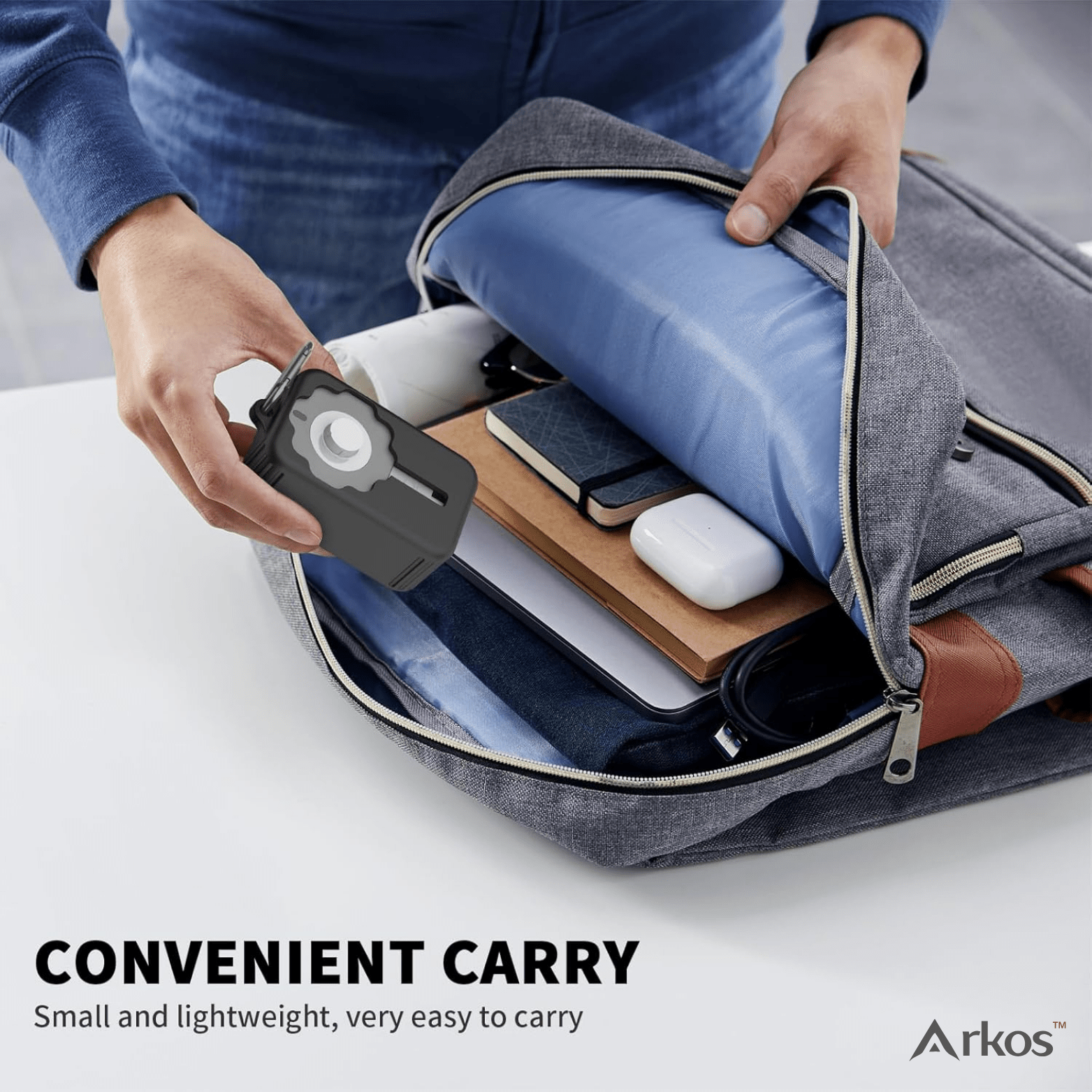 Arkos™ TravelGuard – Charger Case for Oura Ring Gen 4 - Yviora