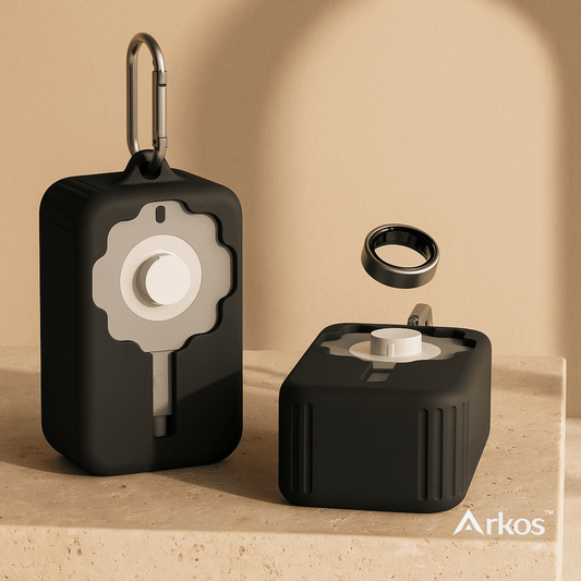 Arkos™ TravelGuard – Charger Case for Oura Ring Gen 4 - Yviora