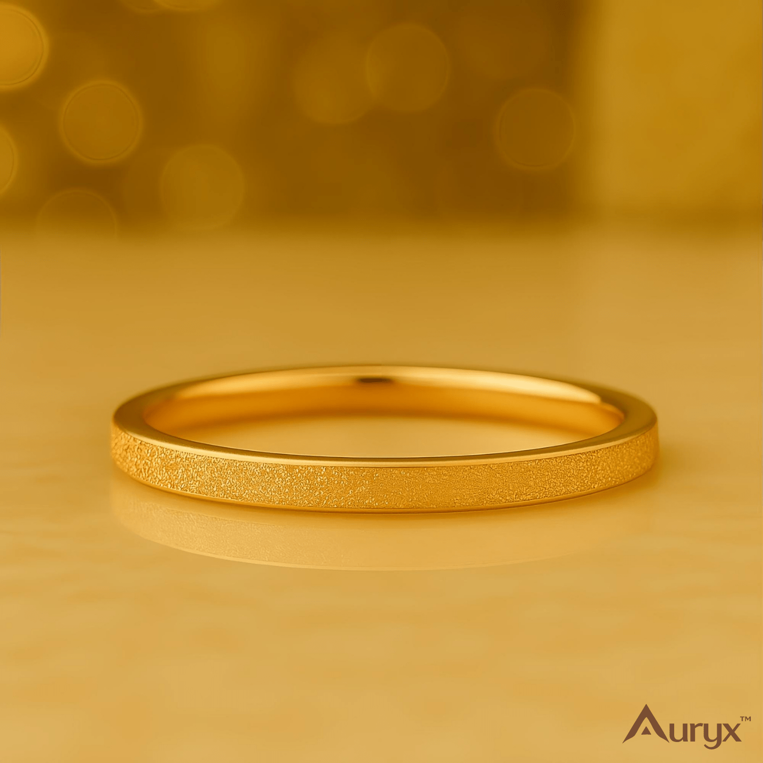 Auryx™ 2mm Pearl Matte Titanium Stacking Ring - Yviora
