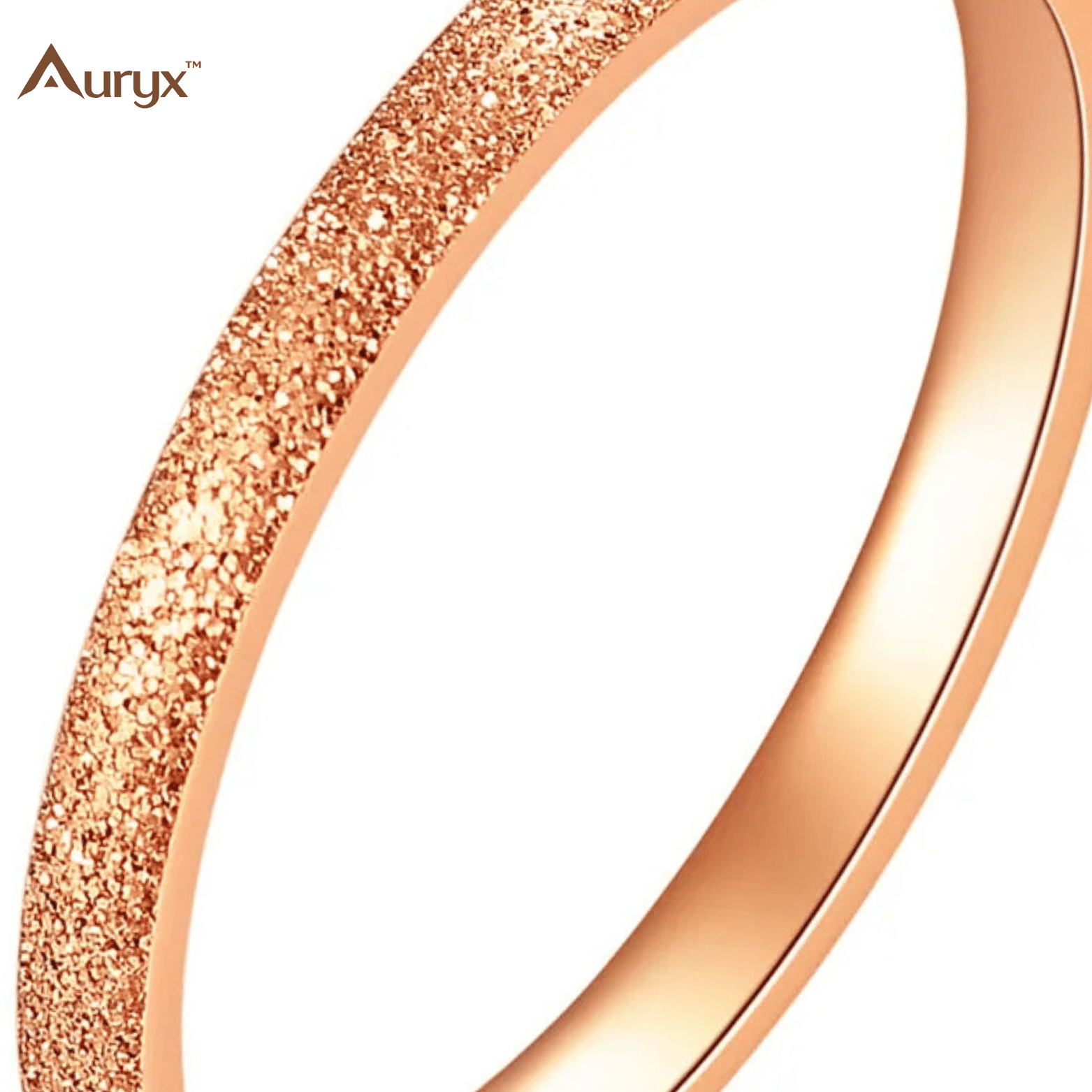 Auryx™ 2mm Pearl Matte Titanium Stacking Ring - Yviora
